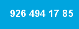 926 494 17 85